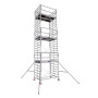 Echafaudage roulant Docker 150 - Hauteur 10.90 m Duarib