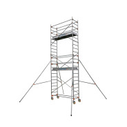 Echafaudage roulant alu AL 205 - Hauteur 4.90 m Duarib