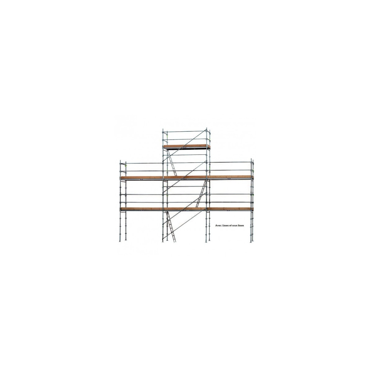 Echafaudage F300 version lisse 68m² Duarib