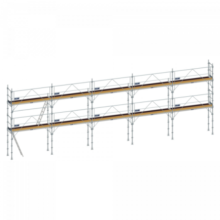 Echafaudage acier transformable F3000 alu bois  96 m² Duarib