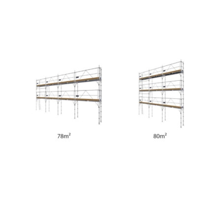 Echafaudage acier F3000 Magic 78-80m² Duarib