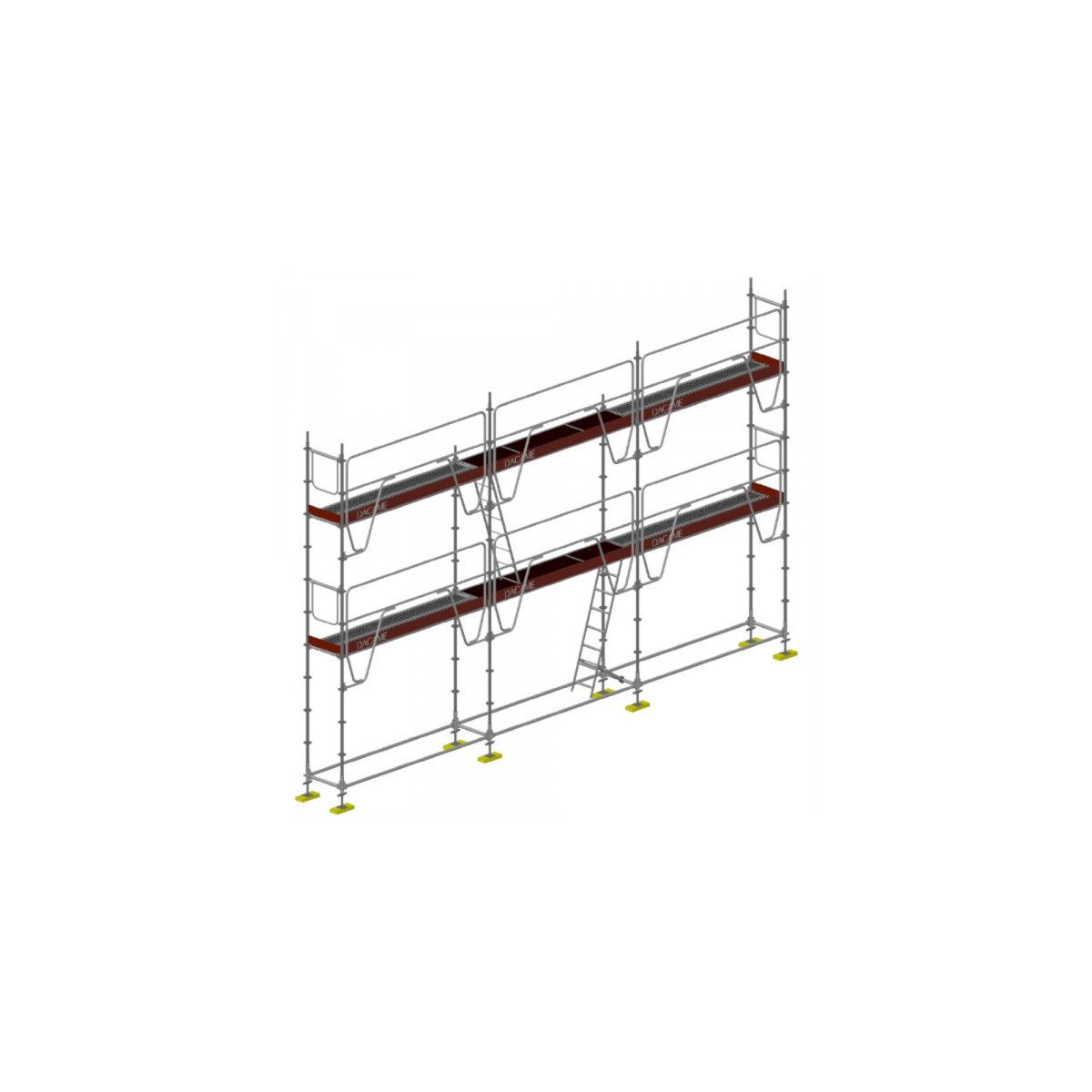 Echafaudage multidirectionnel Meka 48 - 60 m² Dacame