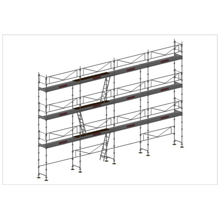 Echafaudage Duo 45 - 104m² Dacame