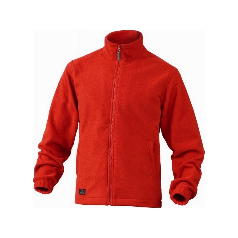 gilet polaire rouge