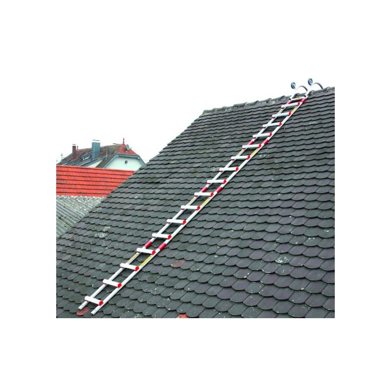 Crochet de faitage aluminium pour échelle de toit aluminium