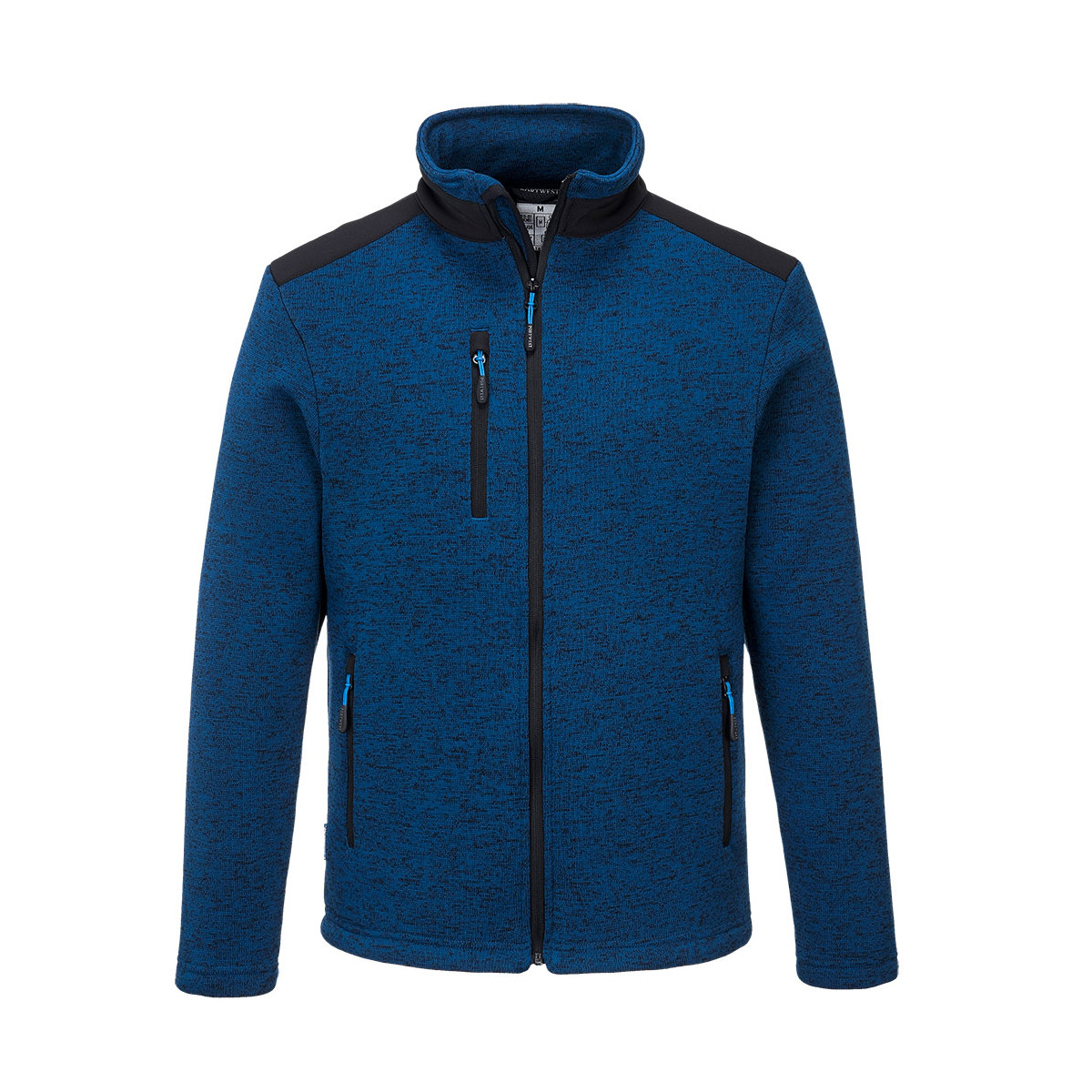 veste de travail polaire bleue