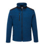 veste de travail polaire bleue